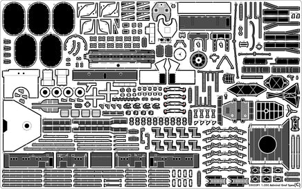 1/350 Pontos Model Admiral Graf Spee 1939 Detail Up Set 35033F1
