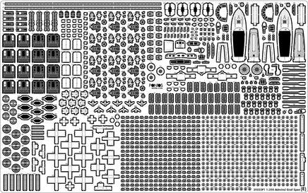 1/350 Pontos Model Admiral Graf Spee 1939 Detail Up Set 35033F1