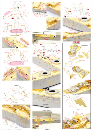 1/350 Pontos Model Admiral Graf Spee 1939 Detail Up Set 35033F1