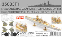 1/350 Pontos Model Admiral Graf Spee 1939 Detail Up Set 35033F1