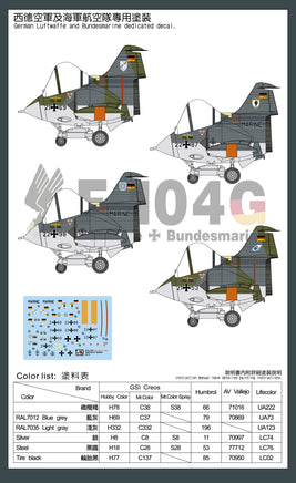 AFV Q-Scale F-104G Luftwaffe Bundesmarine - AFQS06