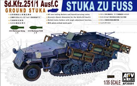 1/35 AFV German Sd.Kfz.251/1 Ausf.C Stuka Zu Fuzz - AF35091