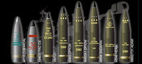 1/35 AFV 155mm Howitzer Ammo Set (Brass) - AG35039