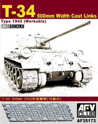 1/35 AFV T-34 500mm Width Cast Links Type 1942 - AF35173