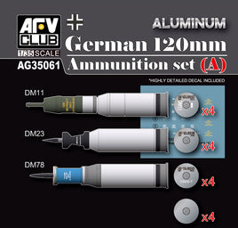 1/35 AFV German 120mm Ammunition Set (A) - AG35061