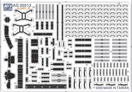 1/35 AFV M36 Etched Parts - AG35013