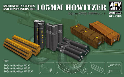 1/35 AFV Ammunition Crates and Containers for 105mm Howitzer - AF35184