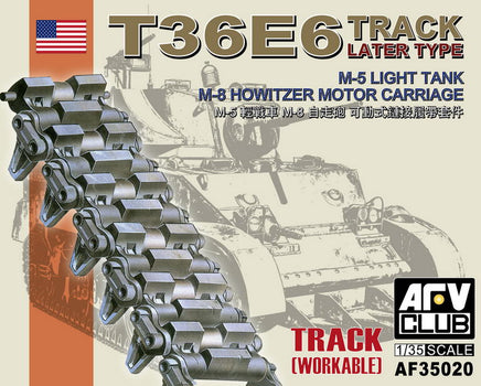 1/35 AFV T36E6 Track for M5/M8 Light Tank - AF35020