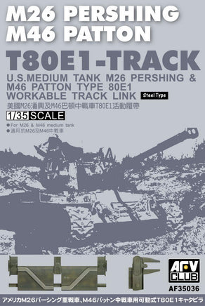 1/35 AFV T80E1 Track for M26/M46 - AF35036