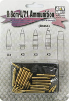 1/35 AFV German 8.8cm/L71 Ammunition (Brass) - AF35086