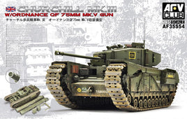 1/35 AFV Churchill Mk.III with Ordnance QF 75mm Mk.V Gun - AF35S54