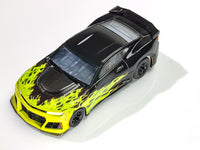 AFX Camaro 2021 Wildfire Black/Lime - 22060