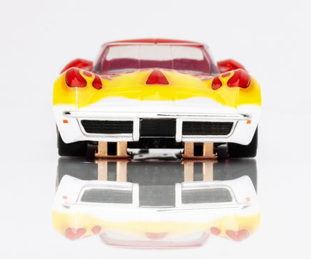 AFX Corvette 1970 Red/Yellow Wildfire - 22055