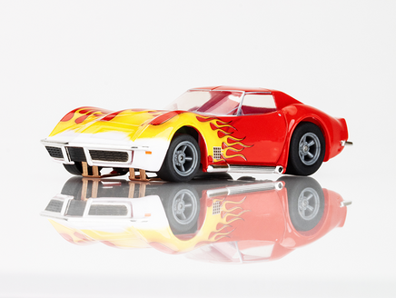 AFX Corvette 1970 Red/Yellow Wildfire - 22055