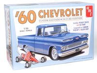 1/25 AMT 1960 Chevy Custom Fleetside Pickup with Go Kart 1063 - MPM Hobbies