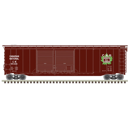 HO Atlas 50' Postwar Double Door Box Car Canadian National #551321 - 20006570