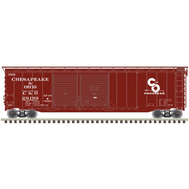 HO Atlas 50' Postwar Double Door Box Car Chesapeake & Ohio #28124 - 20006573