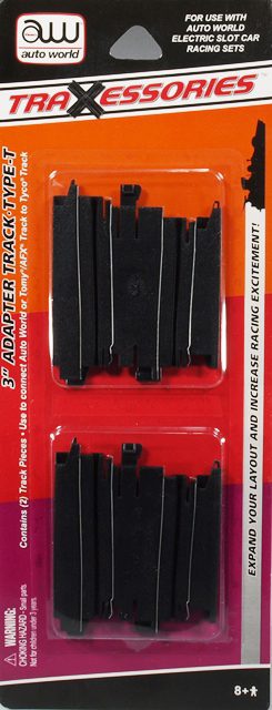 Auto World 3″ Traxessories Adapter Track Type-T - 178