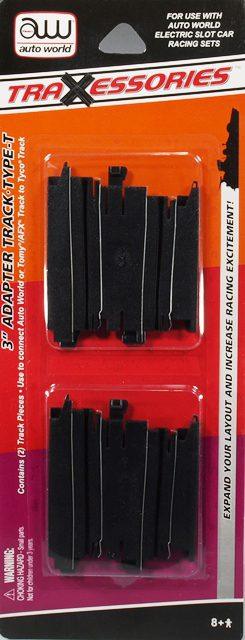 Auto World 3″ Traxessories Adapter Track Type-T - 178 - MPM Hobbies