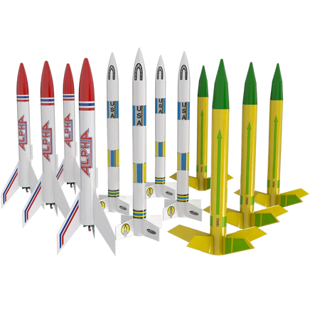 Estes Rockets AVG Bulk Pack (12 pk) - MPM Hobbies