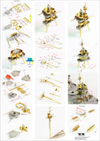 1/350 Pontos Model USS BB-34 New York 1944 Detail up set (20B Deck Blue Decl) 35023FB