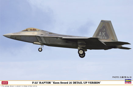 1/48 Hasegawa F-22 Raptor "Keen Sword 25 Detail Up Version"