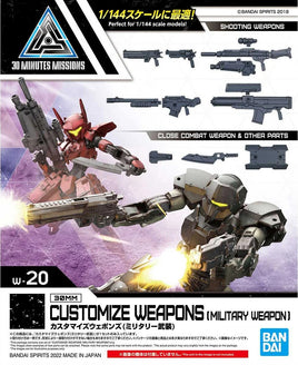 1/144 Bandai 30MM W-20 Customized Military Weapon 2616282