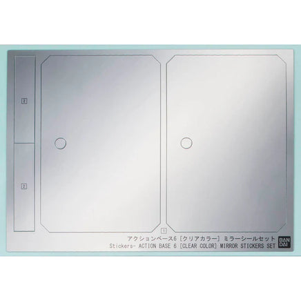 Bandai Action Base 6 Clear Color Mirror Stickers Set 2723565