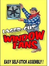 O Scale Bar Mills Window Fans 4034 - MPM Hobbies