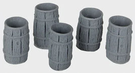 O Scale Bar Mills Rain Barrels (5 pack) 4029 - MPM Hobbies