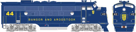 HO Bowser F3A with DCC & Sound Bangor & Aroostook #44 - 24611