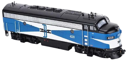 HO Bowser EMD F3A DC B&M #4228 - 24619