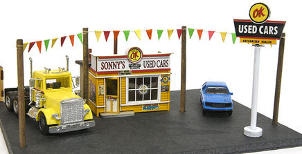 O Scale Banta Modelworks Sonny's Used Cars 6122