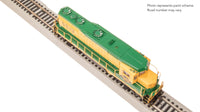 HO Broadway Ltd EMD GP30 RDG 5520 Green & Yellow Paragon4 Sound/DC/DCC 9140