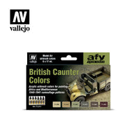 Vallejo 17ml Set of 6 British Caunter Colors - 71211