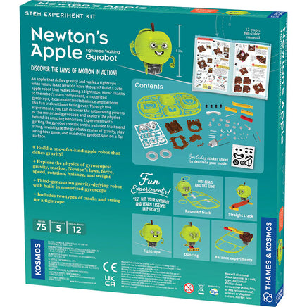 Thames & Kosmos Newton's Apple Tightrope Walking Gyrobot STEM Experiment Kit 620304