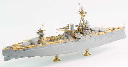 1/350 Pontos Model USS BB-34 New York 1944 Detail up set (Teak tone Deck) 35023FN