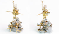1/350 Pontos Model USS BB-34 New York 1944 Detail up set (Teak tone Deck) 35023FN
