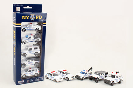 Daron NYPD 5 Piece Vehicle Gift Set 8610