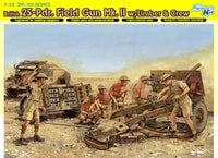 1/35 Dragon Models British 25-Pdr. Field Gun Mk.II w/Limber & Crew - 6675