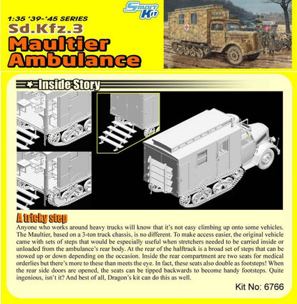 1/35 Dragon Models Sd.Kfz.3 Maultier Ambulance - 6766