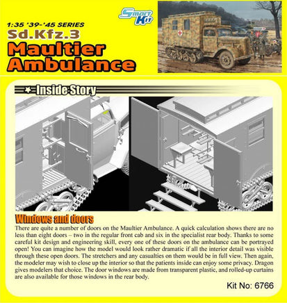 1/35 Dragon Models Sd.Kfz.3 Maultier Ambulance - 6766