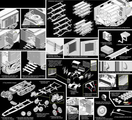 1/35 Dragon Models Sd.Kfz.3 Maultier Ambulance - 6766