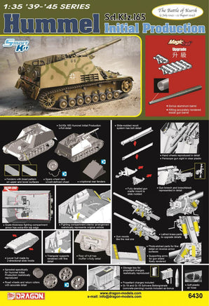 1/35 Dragon Models Sd.Kfz.165 Hummel Initial Production - 6430