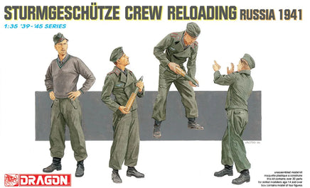 1/35 Dragon Models Sturmgeschutze Crew Reloading (Russia 1941) - 6192