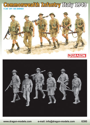 1/35 Dragon Models Commonwealth Infantry (Italy 1943-44) - 6380