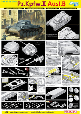 1/35 Dragon Models Pz.Kpfw.II Ausf.B - 6572