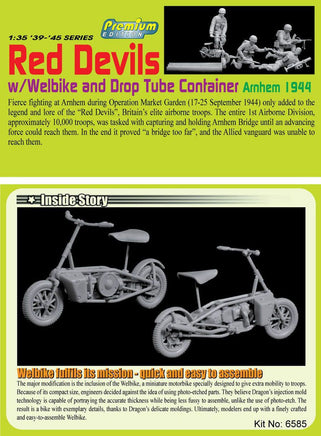 1/35 Dragon Models Red Devils w/Welbike And Drop Tube Container - 6585