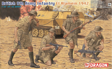 1/35 Dragon Models British 8th Army Infantry (El Alamein 1942) - 6390