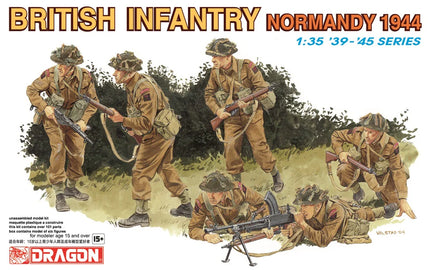 1/35 Dragon Models British Infantry (Normandy 1944) - 6212